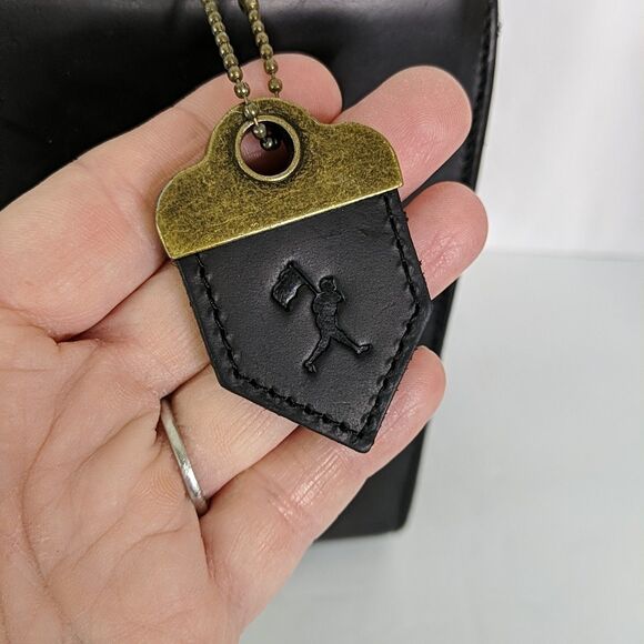 Baseballism Glove Black Leather Purse Shoulder Bag Satchel Structured Luggage - Picture 10 of 13